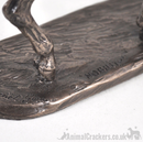 'Nobility' horse figurine by Harriet Glen, cold cast bronze ornament, racehorse lover gift