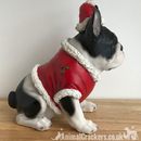 Large Black & White French Bulldog Frenchie Dog Christmas jumper ornament decoration gift