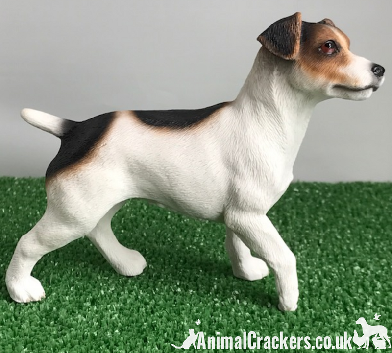 Jack Russell ornament, quality lifelike figurine Leonardo range 15cm. Gift boxed