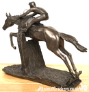 David Geenty 'At Full Stretch' bronze racehorse ornament figurine sculpture gift