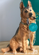 Large Alsatian German Shepherd ornament lifelike Leonardo Walkies figurine boxed