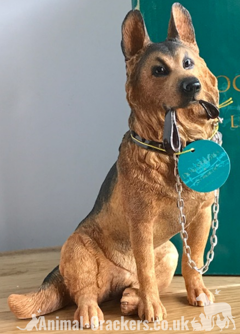 Large Alsatian German Shepherd ornament lifelike Leonardo Walkies figu