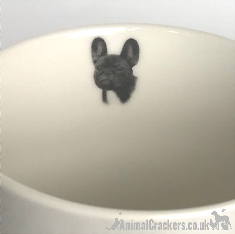 'A House is Not a Home Without a Frenchie' design French Bulldog china Mug by Leonardo in presentation gift box