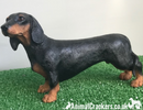 Black & Tan Dachshund Sausage Dog Leonardo lifelike ornament figurine gift boxed