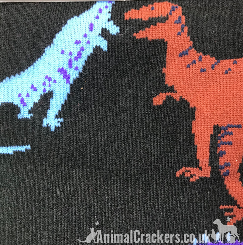 Novelty fun adults Dinosaur lover gift socks Unisex One Size stocking filler
