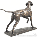 Large classic pose Pointer bronze ornament figurine designed by David Geenty