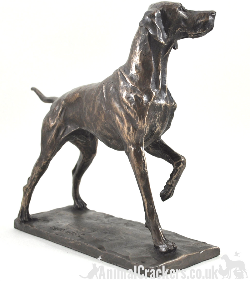 Large classic pose Pointer bronze ornament figurine designed by David Geenty