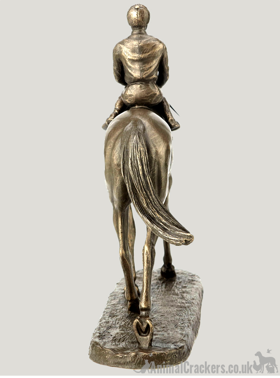 Going to the Post' cold cast bronze racehorse ornament figurine designed by Harriet Glen