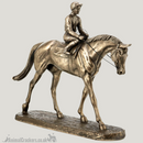Going to the Post' cold cast bronze racehorse ornament figurine designed by Harriet Glen