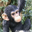 40cm rope swinging Climbing Monkey garden ornament decoration chimp lover gift