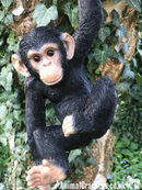 40cm rope swinging Climbing Monkey garden ornament decoration chimp lover gift