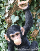 40cm rope swinging Climbing Monkey garden ornament decoration chimp lover gift