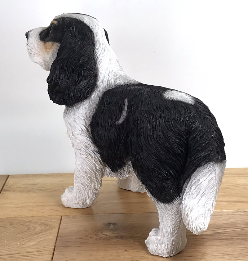 Large (31cm) Cavalier King Charles Spaniel figurine, heavy weight,  home or garden decoration