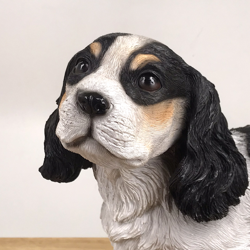 Large (31cm) Cavalier King Charles Spaniel figurine, heavy weight,  home or garden decoration