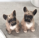 French Bulldog ceramic Salt & Pepper cruet set by Lesser & Pavey, boxed
