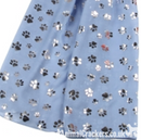 Silver foil Paw print ladies  lightweight cotton mix Scarf Sarong in choice of colours