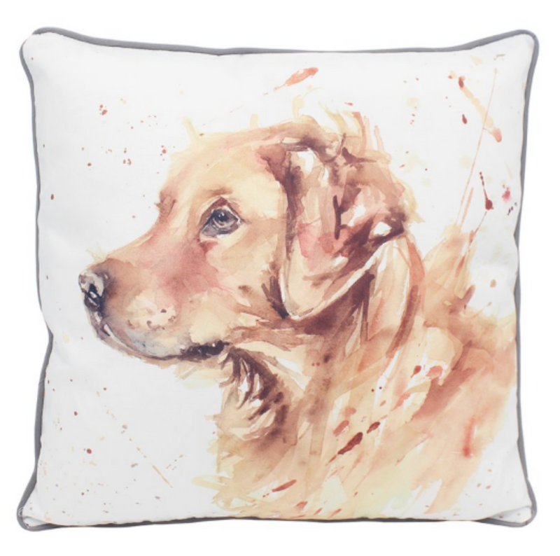 Golden Retriever Cushion with inner, Leonardo Man's Best Friend range by Leonardo designed by Jennifer Rose