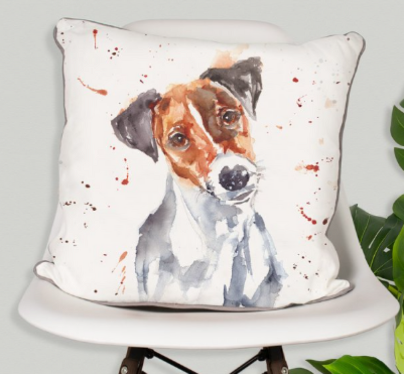 Jack Russell Cushion with inner, Leonardo Man's Best Friend range by Leonardo designed by Jennifer Rose