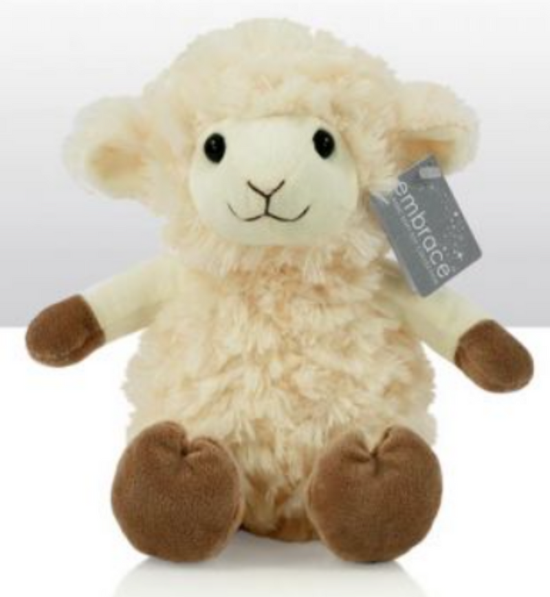 Plush Soft 'Sitting Sam' lamb children's toy or nursery decoration, great sheep lover Easter gift