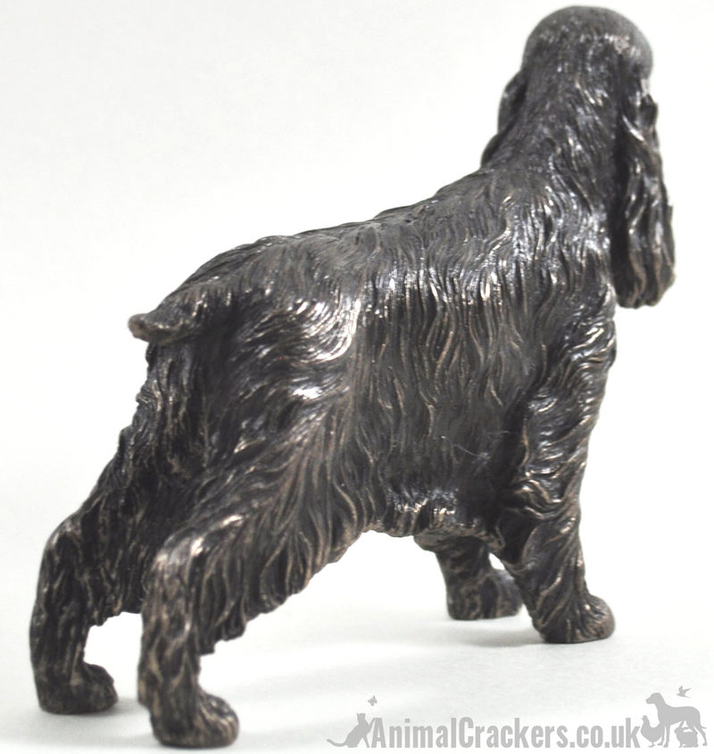 Cold Cast Bronze standing Cocker Spaniel ornament figurine