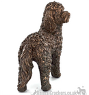 Cold Cast Bronze Labradoodle ornament figurine collectable Doodle Dog lover gift