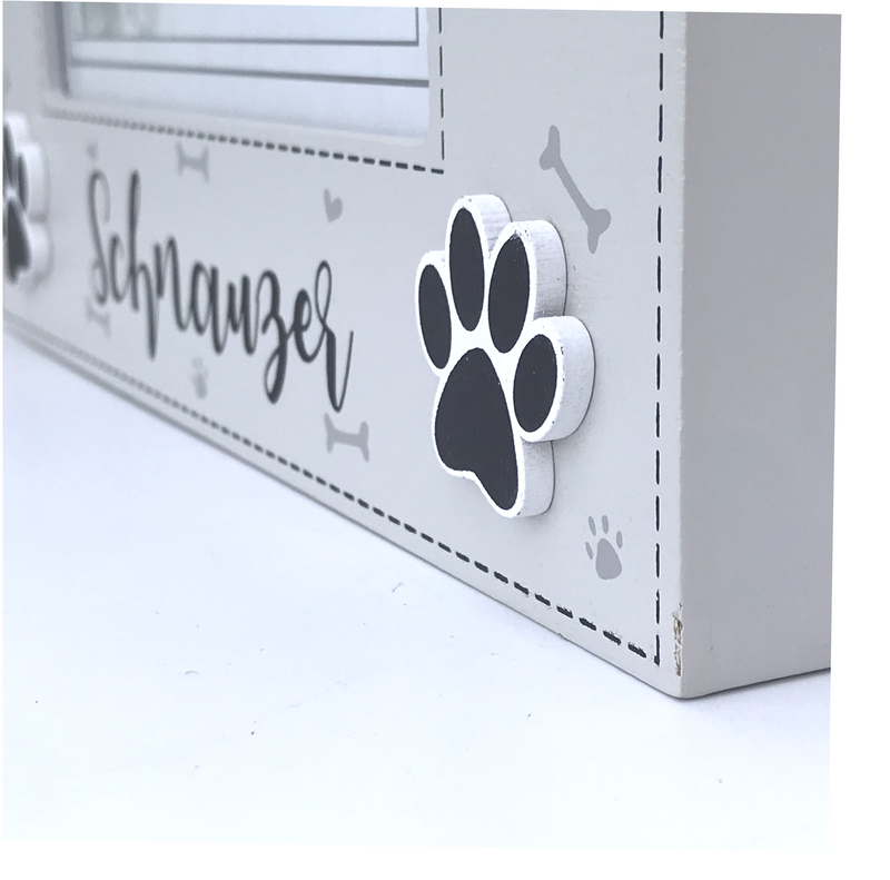 Springer Spaniel photo frame wooden box style picture holder, 6" x 4"